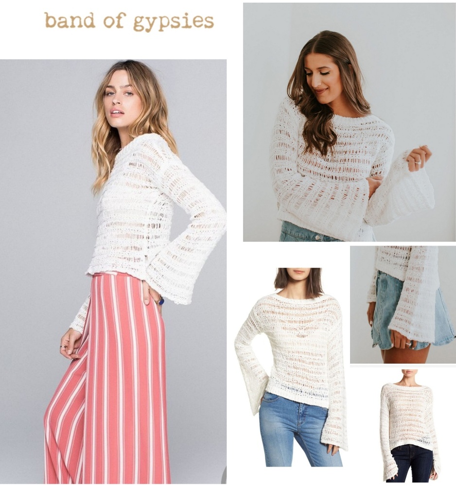 🆕️Band of Gypsies Harper Bell Sleeve Sweater - Picture 2 of 6